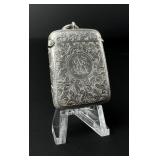Victorian Sterling Match Safe Vesta Case