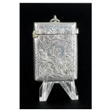 Edwardian Sterling Match Safe Vesta Case