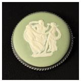 House of Schrager Wedgewood Brooch