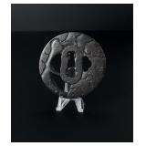 Antique Japanese Samurai Sword Iron Tsuba