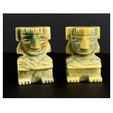 Mayan Green Onyx Bookends