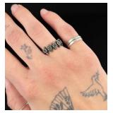 Old Pawn Navajo Sterling Turquoise Ring