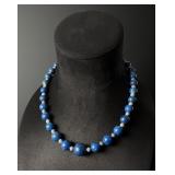 Lapis Lazuli Bead Necklace