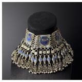 Afghan Kuchi Lapis Lazuli Collar Necklace