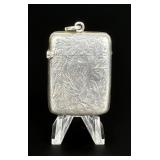 Victorian Sterling Match Safe Vesta Case