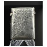 Edwardian Sterling Match Safe Vesta Case