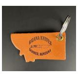 Ruana Knives Bonner Montana Keychain