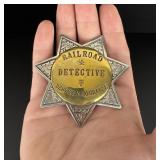 Denver Rio Grande Railroad Detective Badge