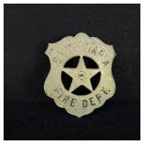 Santa Maria California Fire Department Badge