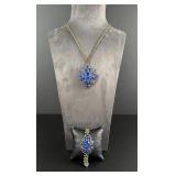 Rhinestone Costume Jewelry Suite