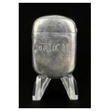 Victorian Sterling Match Safe Vesta Case