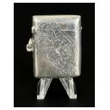 Edwardian Sterling Match Safe Vesta Case