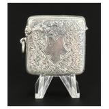 1911 Sterling Match Safe Vesta Case