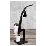 Regina Tyrolean Black Forest Porcelain Pipe