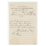 Fort Benton Montana Territory Billhead