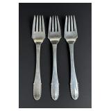 Georg Jensen Beaded Sterling Silver Forks