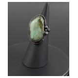 Navajo Sterling Silver Turquoise Ring