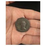 Ancient Roman Bronze Follis Coin