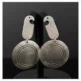Sterling Silver Geometric Earrings