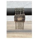 Victorian Sterling Silver Filigree Bracelet