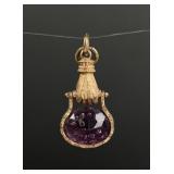Victorian Gold Filled Watch Fob Pendant