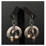 Silpada Sterling Silver Hammered Disc Earrings