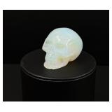 Opalite Skull Carving