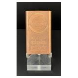 Northwestern Energy Montana One Pound Copper Bar