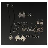 Collection of Sterling Silver Earrings