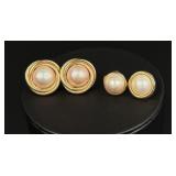 14k Gold and Pearl Earrings