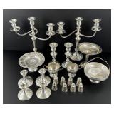 Group of Weighted Sterling Silver Tableware