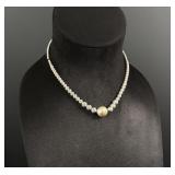 Honora Graduated Sterling Silver Pearl Necklace