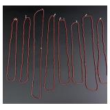 Hudsons Bay Red White Heart Trade Beads