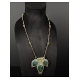 Afghan Kuchi Chrysocolla Necklace