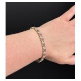 Sterling Silver Ruby Tennis Bracelet