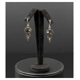 Patricia Locke Sterling Silver Rhinestone Earrings