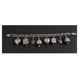 Sterling Silver Charm Bracelet