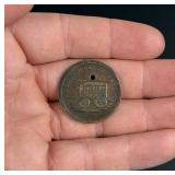 Tyson & Co Telegraph Line New York Transit Token