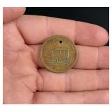 Tyson & Co Telegraph Line New York Transit Token