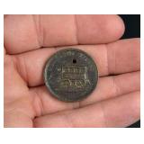 Tyson & Co Telegraph Line New York Transit Token