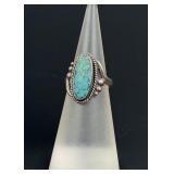 Navajo Sterling Silver Turquoise Ring