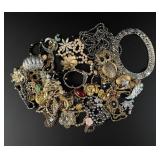 2 Pound Collection of Signed Costume Jewelry