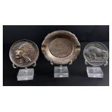 Souvenir Repro American Coins and Dish