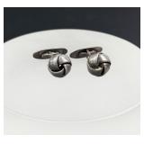 S Christian Fogh Sterling Silver Cufflinks