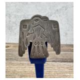 Navajo Fred Harvey Sterling Thunderbird Brooch