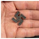 Navajo Sterling Silver Whirling Log Brooch