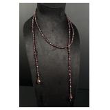 Art Deco Glass Bead Necklace