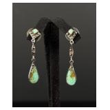 Navajo Sterling Silver Turquoise Earrings