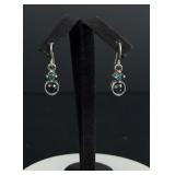 Patricia Locke Sterling Silver Rhinestone Earrings
