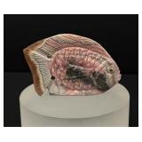 Rhodochrosite Fish Carving